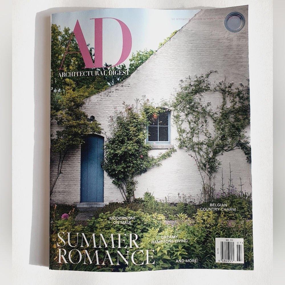Architectural Digest Magazine July August, 2025 - Summer Romance Modernism
